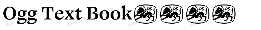 Ogg Text Book字体转换